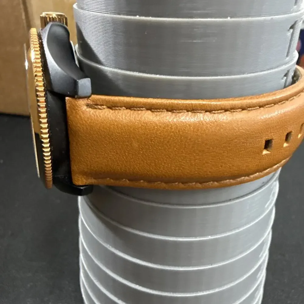 Fossil Cecile AM4624 Women's Wristwatch New Brown Leather Band New Battery (Z1)